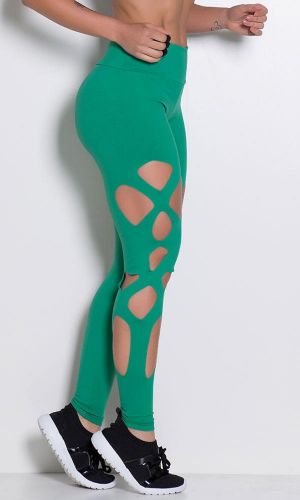 Calça Fitness Poliamida Corte Laser LG322